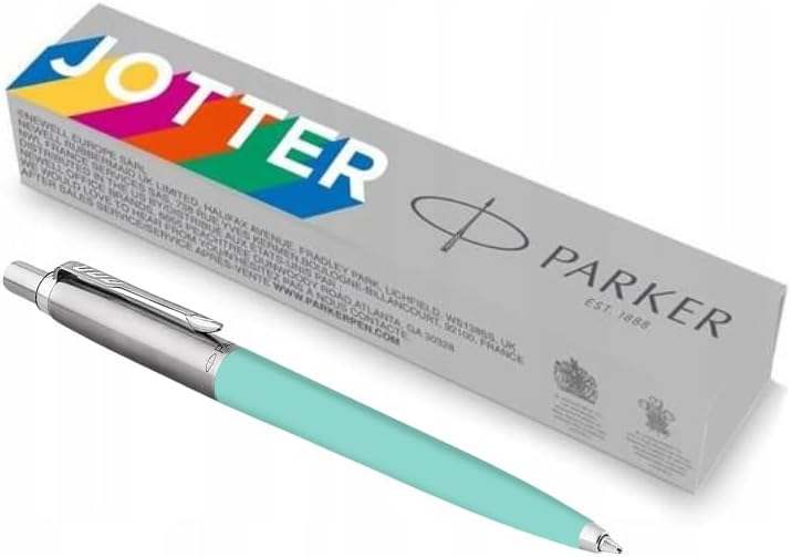 Parker Jotter Originals Pastels Ballpoint Pen - Mint - Retro Collection - Blue Ink - Image 1